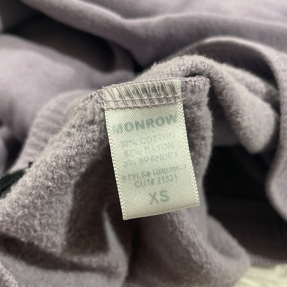 Monrow High-Waist Vintage Lounge Sweatpant Misty Lilac - Picture 8 of 9